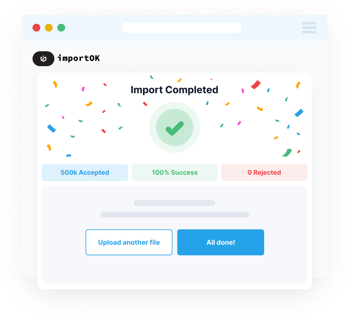 Import overview